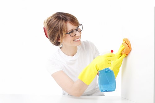 Enfield Town carpet cleaning service preparing a living room carpet